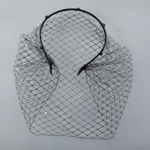 Serre-têtes de performance pour femmes, accessoires de <span class=keywords><strong>cheveux</strong></span> de <span class=keywords><strong>mariage</strong></span>, bandeaux rétro en perles et strass pour adultes - Product Image 5