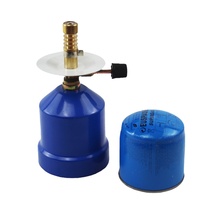 Briquet torche en laiton portable, pistolet à flamme pour le camping en plein air, pour la soudure au gaz butane utilisant une bouteille de gaz de 190 g, boîte métallique