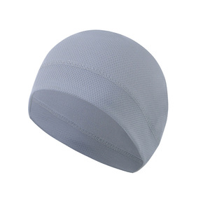 Casquette de cyclisme en maille, couleur unie, respirante, haute élasticité, doublure de casque pour les sports de plein air, protection solaire, unisexe, adulte - Product Image 3