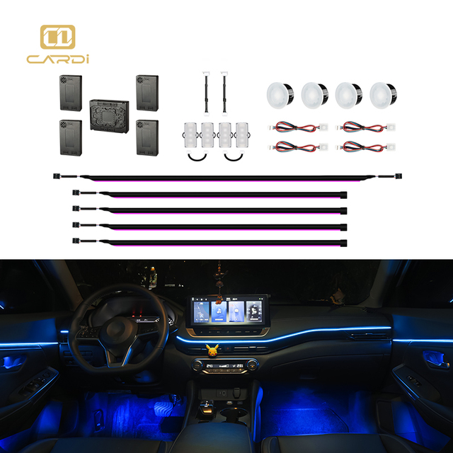 Factory Direct Sales Ambient Lighting Car K3X Car Accessories Interior Decoration with LED Strip for Toyota Honda