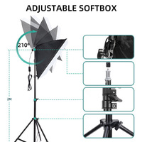 Kit d'éclairage de studio photo PFL-KT1, ensemble de boîtes à lumière, fond, trépied, kits de support, parapluie photographique, boîte à lumière douce de qualité supérieure