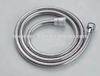 Tuyau de toilette en laiton durable flexible chromé pour les applications de douche et de plomberie d'hôtel avec garantie de 3 ans