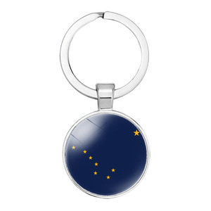 Llavero con Bandera de Ciudad de Estados Unidos, América del Norte, Llavero de Metal con Cabujón, Colgante para Llaves - Product Image 3