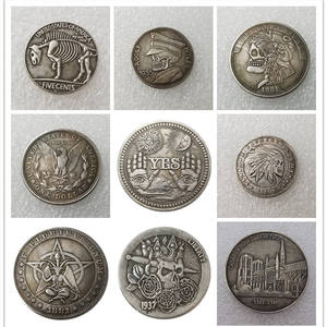 Hot Sale Kupfer vergoldete Retro Hobo Münze amerikanische Münze Handwerk Dekoration Sammlung - Product Image 3