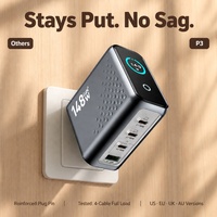 Robuuste 148W GaN-lader met supersnel opladen, 4-poorts PD3.1 CE FCC RoHS gecertificeerd, universele fabrieks prijs.