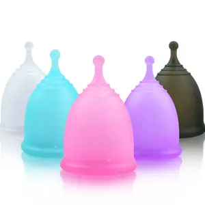 Hot Groothandel Oem Aangepaste Korte Veiligheid Vrouwelijke Herbruikbare Periode Menstruatie Cups