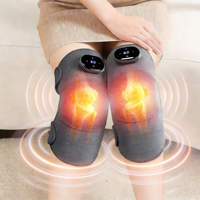 Masseur électrique réglable pour genou avec thérapie thermique, enveloppement rechargeable pour épaule et coude, soulagement des douleurs musculaires et aide contre l'arthrite