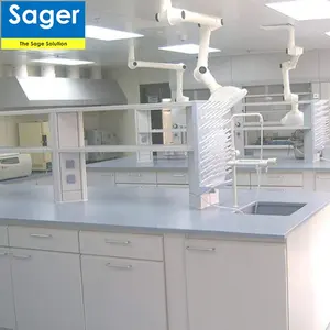 Chemistry Lab Bench With Sink Acid And Alkali Resistant Anti Corrosion Steel Lab Table