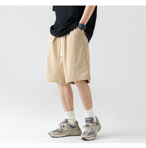 Pantalones Cortos de Corduroy 100% Algodón, Talla Grande, Personalizados al por Mayor, Cintura Media, Cierre con Cordón, para Hombre - Product Image 2