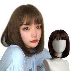 LEA-M10 cheveux courts cheveux brésiliens armure 10-38 pouces Id Bangs modèle avec plusieurs options de longueur - Product Image 1