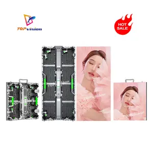 Topvison Outdoor P3.91 P4.81 Pantalla LED Video Wall 500x500 Die Casting Aluminum Cabinet Rental Led Screen Display Hub Board