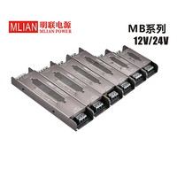Alimentation LED ultra-mince MIngLIAN à courant constant, simple, réglable, à découpage, DC 12V-48V 60W-400W pour éclairage LED haute performance