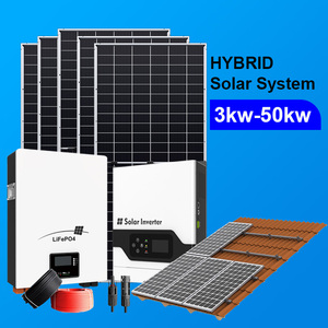 All One Hybrid Solar <b>Energy</b> <b>Storage</b> <b>System</b> 5-15Kw MPPT Controller Lithium Battery 25-Year Warranty Home Use Complete Set Hybrid - Product Image 1