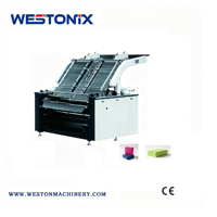 Machine de laminage automatique hydraulique WESTONIX pour films adhésifs sensibles à la pression, bois, papier, plastique, 90 m/min, haute performance