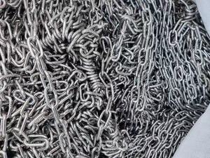 Chaîne de palan soudée à haute résistance 200-24300 Charge de rupture Chaîne de traînée de finition en zinc - Product Image 3