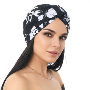 Turban noué bohème <span class=keywords><strong>pour</strong></span> <span class=keywords><strong>femme</strong></span>, foulard, bonnet <span class=keywords><strong>chimio</strong></span> <span class=keywords><strong>pour</strong></span> le cancer, couvre-chef, bonnet <span class=keywords><strong>pour</strong></span> la perte de cheveux, <span class=keywords><strong>pour</strong></span> dormir - Product Image 2