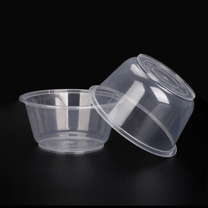 Wholesale Custom Transparent Disposable PP Plastic Takeaway Fruit Salad Microwave Packing Cup Bowl