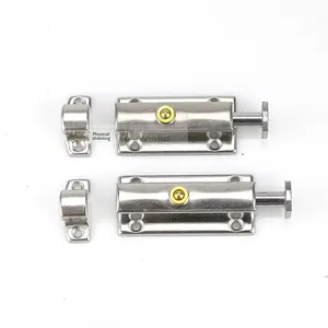 मुफ्त शिपिंग पॉलिश स्टेनलेस स्टील स्व-लोचदार स्व-लॉकिंग 3 इंच 4 इंच 406 पुश बटन स्प्रिंग डोर लाच - Product Image 1