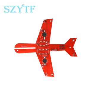 Máy bay nhỏ dẫn dòng chảy Đèn Kit điện tử tự làm Hàn bài tập thử nghiệm bảng mạch bộ phận Flash mạch làm ICS - Product Image 4