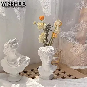 WISEMAX古代客厅餐桌装饰树脂花瓶雕塑希腊神话雕塑花瓶家居装饰奢华