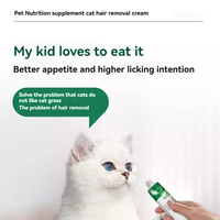 Propre marque 120g facile à utiliser supplément nutritionnel pour chiens et chats Hairball Solution Gel Vitamine pour la santé des animaux de compagnie et des poissons