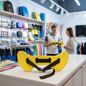 Ceinture flottante jaune en EVA pour enfants et adultes – Accessoire de natation et de sport pour l'été - Product Image 1