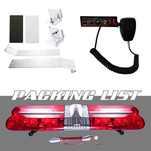 Barre lumineuse LED d'urgence pour ambulance, DC12V ou DC24V, clignotante sur le <span class=keywords><strong>toit</strong></span> pour avertissement <span class=keywords><strong>de</strong></span> véhicule - Product Image 4