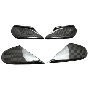 Seat Side Trim Panel Dry Carbon Fiber <b>Car</b> <b>Interiors</b> Kits for Mercedes benz G Class W464 G63 G500 G580 Accessories <b>Car</b> Parts - Product Image 1