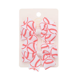 Fermagli per Capelli Sportivi HipGirl con Fiocchi in Nastro per Ragazze, Accessori e Fermagli per Capelli, Regali per Squadre - Product Image 6