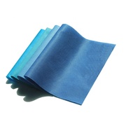 Tissu non tissé SMS jetable bleu/vert à usage médical pour draps