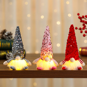 New <b>sequined</b> <b>top</b> hat light-up faceless doll - Valentine's Day/Christmas decoration/gift - Product Image 1