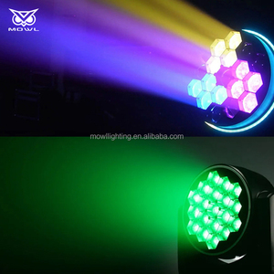 Ánh sáng sân khấu <span class=keywords><strong>pixel</strong></span> 19x40W RGBW Vòng màu sân khấu ong mắt zoom đèn 19*40W rửa mắt ong di chuyển ánh sáng đầu với dây khẩu độ - Product Image 4