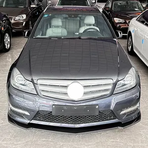 ลิ้นกันชนหน้าสำหรับรถยนต์ C Class W204 S204 Facelift ปี 2011-2014 รุ่น AMG Line Sport BodyKit อุปกรณ์ป้องกัน อะไหล่รถยนต์ - Product Image 2