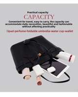 Nouveau Sac Fourre-tout Designer 2026 – Sac de Navettage Polyvalent Tendance Grande Capacité – Sac Seau Minimaliste Haut de Gamme à Bandoulière pour Femme