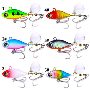 <span class=keywords><strong>Leurre</strong></span> de pêche rotatif en métal Vib Bait Spinner Spoon 7g 10g 14g Jigs Hard Tackle avec hameçons triples pour <span class=keywords><strong>la</strong></span> pêche à <span class=keywords><strong>la</strong></span> <span class=keywords><strong>truite</strong></span> en hiver en rivière et en lac - Product Image 2