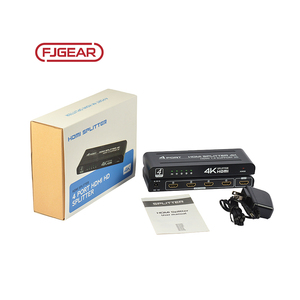 Bộ chia <span class=keywords><strong>HDMI</strong></span> 4 cổng FJGEAR FJ-4K104 phiên bản 4K <span class=keywords><strong>1.4</strong></span>, 1 vào & 4 ra, vỏ sắt, bộ chia & chuyển đổi video 4K@25/30Hz - Product Image 5