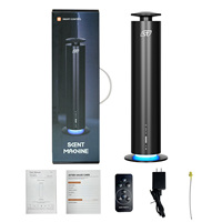 Diffuseur d'arômes électronique 2600 mAh, machine à parfum d'hôtel, commande par application, diffuseur portable en forme de tour avec 3 x 20 ml d'huile aromatique parfumée