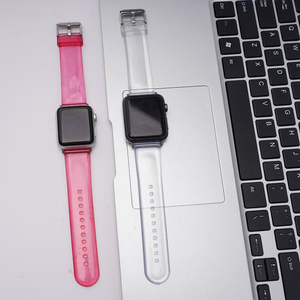 <span class=keywords><strong>Correa</strong></span> Transparente de PVC para Reloj Inteligente, Compatible con <span class=keywords><strong>Apple</strong></span> <span class=keywords><strong>Watch</strong></span> Series 8/7/6/5/4/3/2/1 - Product Image 4