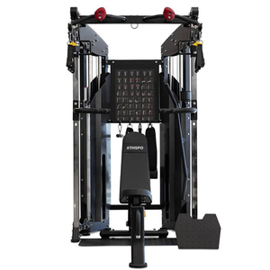 Machine de musculation complète en acier Smith pour la musculation, station multifonction pour la poitrine et les bras - Product Image 1