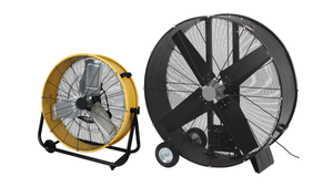 Ventilador Industrial de Tambor Móvil de 36, 42 y 48 Pulgadas, Alta Velocidad, 2 Velocidades, Accionamiento por Correa, Ventilador de Tambor de 120V/ETL - Product Image 5