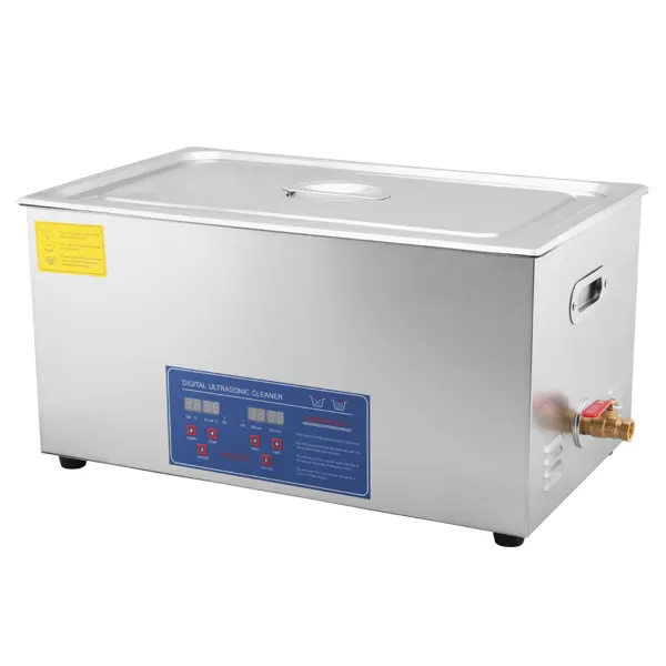 1.3L-30L soluzione di pulizia ad ultrasuoni riscaldata detergente ad ultrasuoni per gioielli orologio pulizia industria riscaldatore riscaldato con drenaggio