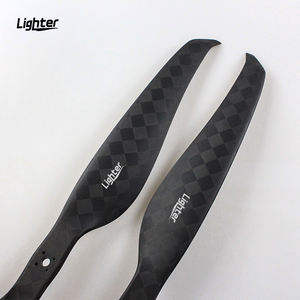Hélice composite en fibre de carbone usinée CNC à faible bruit pour drones de cartographie multirotor Équilibre léger et dynamique testé - Product Image 4