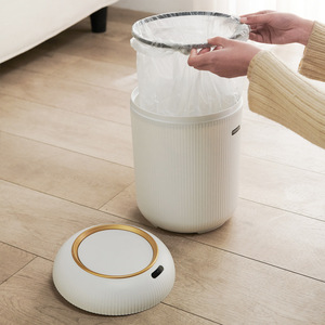 Cubo de basura de lujo con detección inteligente para el hogar, sala de estar, dormitorio, autosellado automático sin contacto, cubo de basura de reciclaje de cocina con tapa - Product Image 2
