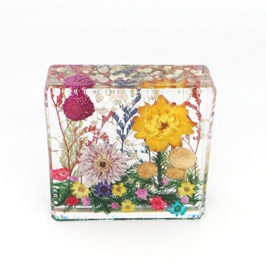 Venta caliente de resina de flor seca Artificial, regalos de lujo, flor real, pisapapeles floral, resina, flor seca, arte de resina - Product Image 3