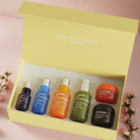 Flacon en verre pour sérum 30ml 50ml 100ml 120ml, pot à crème 30g 50g, ensemble d'emballage cosmétique, kit de maquillage, récipient en verre rond personnalisé