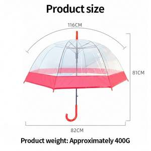 ร่มใส มาร์โก โปโล พร้อมสายรัดหลากสี รับสกรีนโลโก้และสี ขนาด 82 ซม. ร่มเด็ก - Product Image 2