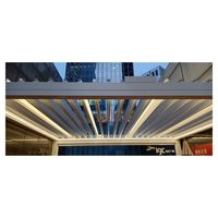 Pergola motorisée en aluminium à lames orientables - Écologique, durable, pour l'extérieur, la cour, le balcon, les décorations de jardin, gazebo