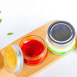 High-end Big Belly <strong>Mason</strong> <strong>Jar</strong> 100ml 200ml 280ml 300ml 500ml 730ml Cylindrical <strong>Transparent</strong> Glass Aluminum Seal Lid - Product Image 2
