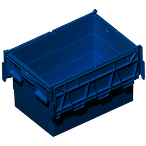 Tái Sử Dụng Mua Cho Thuê Giá Rẻ Có Thể Khóa Đồ Chơi Quần Áo Stackable Tổ Chức Đóng Gói Lưu Trữ <span class=keywords><strong>Tote</strong></span> Nhựa Di Chuyển Hộp Với Nắp - Product Image 4