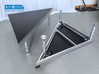 ESI GT-stage plate-forme de pont réglable 4 pieds plate-forme de scène simple en aluminium location d'événement